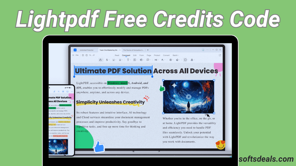 Lightpdf Free Credits Code