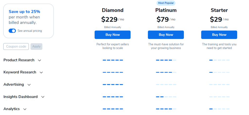 Helium 10 Reviews: Unleash E-Commerce Success 2025! 4 Helium 10 Pricing