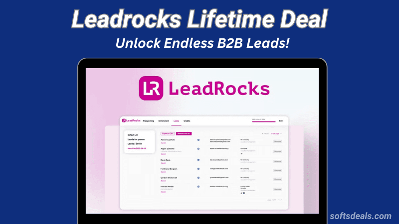 Leadrocks Lifetime Deal