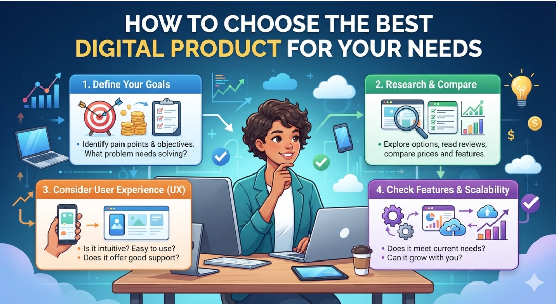 How to Choose the Best Digital Product for Your Needs (2026 Guide) 1 How to Choose the Best Digital Product for Your Needs
