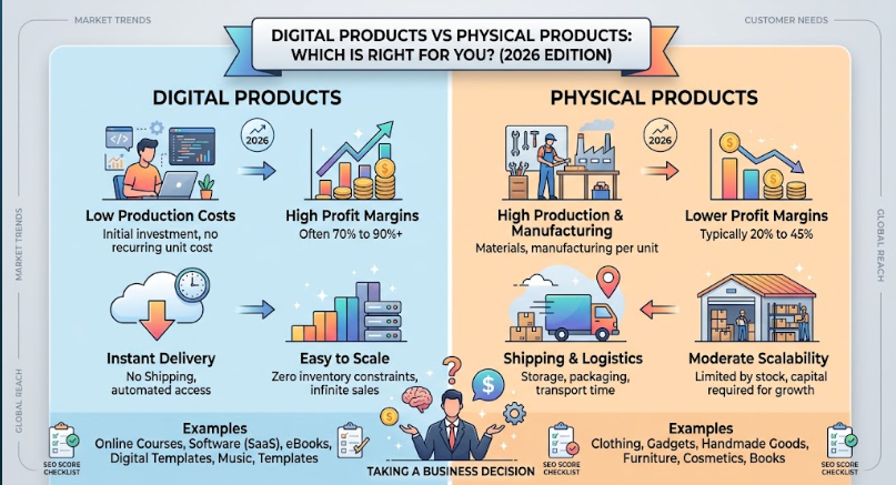 Digital Products vs Physical Products: Which Is Right for You? (2026 Edition) 1 PP3