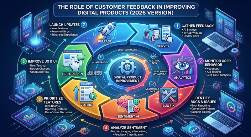 The Role of Customer Feedback in Improving Digital Products 5 feedback 3