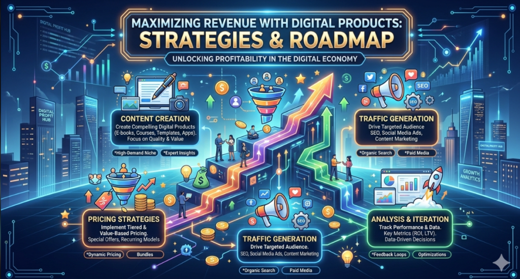 maximizing revenue with digital products,